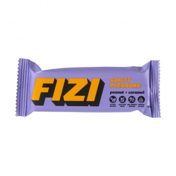 Baton w polewie czekoladowej PEANUT+CARAMEL 45g Fizi